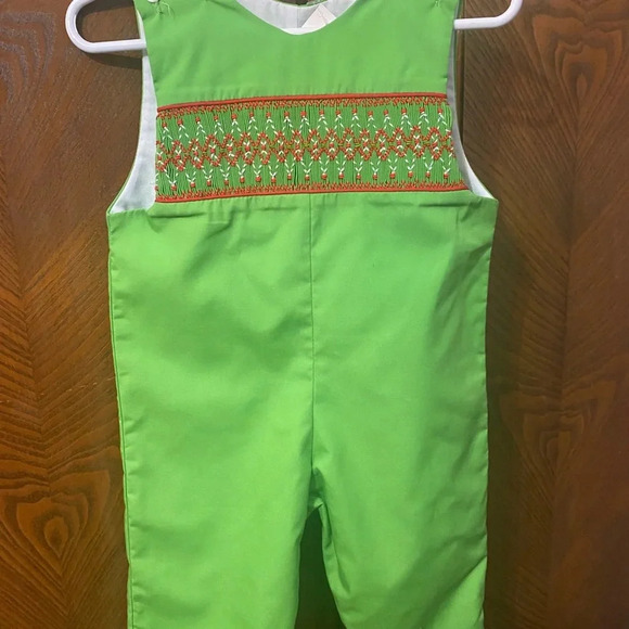 Le Za Me Smocked Longalls - Picture 2 of 9